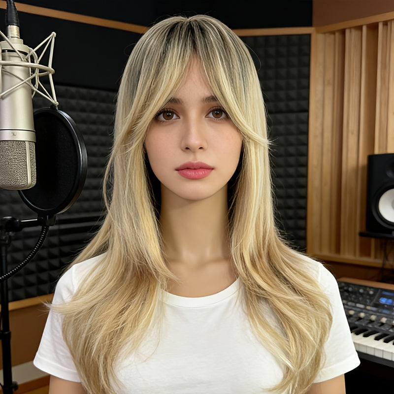 Women's Natural Straight Wig Suitable for Everyday & Special Occasions - Lightweight Comfortable Hairpiece with, European Style Straight Hair for Parties, Valentine's Gift, Suitable for Skin Tones & Hair Loss Solutions