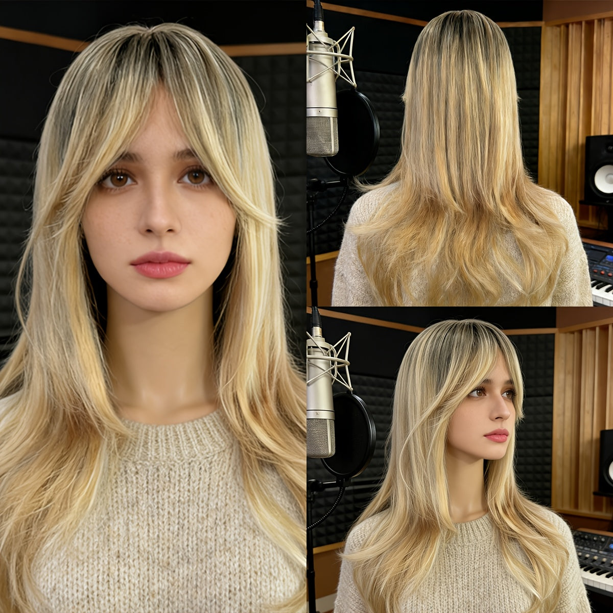 Women's Natural Straight Wig Suitable for Everyday & Special Occasions - Lightweight Comfortable Hairpiece with, European Style Straight Hair for Parties, Valentine's Gift, Suitable for Skin Tones & Hair Loss Solutions