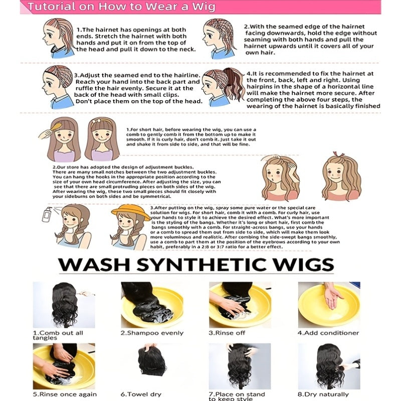 12-inch Straight Bobo Haircut Synthetic Wig | Rose Net with Fake Scalp, High Temperature Fiber, Suitable for Daily and Festive Wear