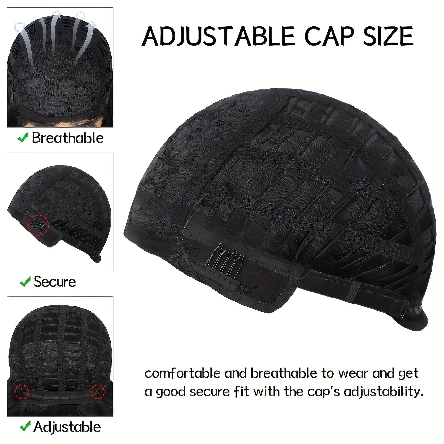 Unisex Afro Wig for Women and Men | Looking Afro Curly Wig with Bangs, Short Bouncy Afro Puff, Synthetic Low Temperature Fiber, Rose Net Cap, Suitable for Daily Party and Festival Use, Mix Brown