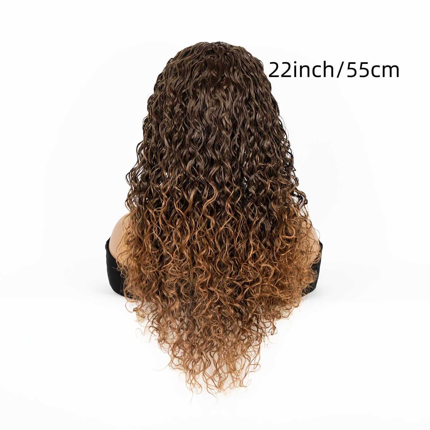 Synthetic Wig with Pre-Styled Afro Curls And a Built-In Turban, Designed to Be Heat Resistant, Tangle-Free, Lightweight, And Breathable. Perfect for Adding Volume And Length for Daily Wear Or Special Events