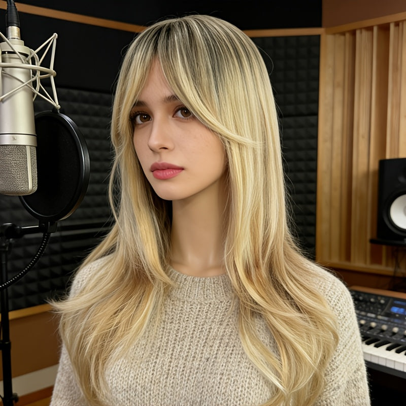 Women's Natural Straight Wig Suitable for Everyday & Special Occasions - Lightweight Comfortable Hairpiece with, European Style Straight Hair for Parties, Valentine's Gift, Suitable for Skin Tones & Hair Loss Solutions